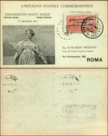 POSTA AEREA  - 1917 (20 Maggio) - Torino Roma (798) - Annullo D’arrivo Al Retro - Non Comune - Andere & Zonder Classificatie