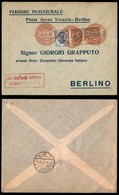 POSTA AEREA  - 1928 (3 Maggi) - Venezia Berlino (1045) - 400 Aerogrammi Col Dispaccio - Sonstige & Ohne Zuordnung