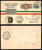 POSTA AEREA  - 1930 (12 Marzo) - Vaticano Genova (2100) - FDC Imperiale - Andere & Zonder Classificatie