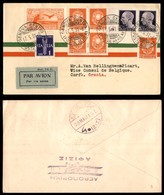 POSTA AEREA  - 1931 (17 Maggio) - Genova Corfù (2372) - 22 Aerogrammi Col Dispaccio - Andere & Zonder Classificatie