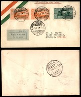 POSTA AEREA  - 1931 (9 Luglio) - Bari Atene (2447) - 11 Aerogrammi Col Dispaccio - Sonstige & Ohne Zuordnung