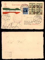 POSTA AEREA  - 1933 (27 Gennaio) - Vaticano (Vienna) Semmering (2783) - Cartolina Con Rara Affrancatura Tra I 14 Aerogra - Autres & Non Classés