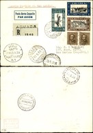 POSTA AEREA  - 1933 ( 17 Maggio/29 Maggio/31 Maggio) - Zeppelin - Lancio Postale Per S. Marino - Asmara Port Taufic (Bri - Autres & Non Classés