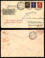 POSTA AEREA  - 1933 (5 Luglio) - (Firenze) Zurigo Basilea Francoforte (2 Volo) - Aerogramma Per Ratibor - Andere & Zonder Classificatie