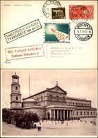 POSTA AEREA  - 1933 (19 Luglio) - Roma Monaco (3032) - Dispaccio Con Varie Affrancature - Autres & Non Classés