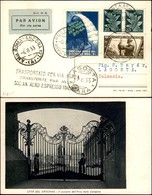 POSTA AEREA  - 1933 (6 Agosto) - Roma Lagosta (3042) - 15 Aerogrammi - Dispaccio Con Diverse Affrancature - Autres & Non Classés