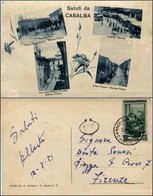 CARTOLINE - REGIONALISMO-CAMPANIA - Casalba (CE), 4 Piccole Immagini Viaggiata 1951 - Altri & Non Classificati