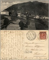 CARTOLINE - REGIONALISMO-LIGURIA - Crocefieschi (GE), Panorama Con Campo Da Tennis Viaggiata 1917 - Andere & Zonder Classificatie