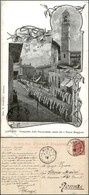 CARTOLINE - REGIONALISMO-LOMBARDIA - Lainate (MI), Piazza Maggiore Con Processione Viaggiata1916 - Other & Unclassified