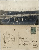 CARTOLINE - REGIONALISMO-PIEMONTE - Torino, Inaugurazione Stadium, Fotografica Animatissima Viaggiata 1911 - Altri & Non Classificati