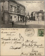 CARTOLINE - REGIONALISMO-SICILIA - Mascalucia (CT), Municipio E Via Etnea Viaggiata 1926 - Andere & Zonder Classificatie