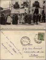 CARTOLINE - REGIONALISMO-SICILIA - Piana Dei Greci (PA), Inaug. Mon. Ai Caduti Animata Viaggiata 1925 - Altri & Non Classificati