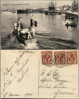 CARTOLINE - REGIONALISMO-TOSCANA - Livorno, Lancia Reale Nel Porto Viaggiata 1909 - Sonstige & Ohne Zuordnung