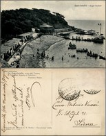 CARTOLINE - REGIONALISMO-TOSCANA - Quercianella (LI), Bagni Paolieri Animatissima Viaggiata 1928 - Andere & Zonder Classificatie
