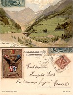 CARTOLINE - REGIONALISMO-SVIZZERA - Sempione - Berisal - Cartolina Illustrata Viaggiata 1905 - Andere & Zonder Classificatie