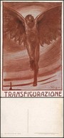 CARTOLINE - AVIAZIONE - Soggetti Aeronautici "Trasfigurazione" - Illustratore Pelligra - Nuova (40) - Altri & Non Classificati