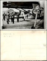 CARTOLINE - AVIAZIONE - Göring E Hitler Si Stringono La Mano Accanto Ad Un Aeroplano Della Luftwaffe - Fotografica Nuova - Sonstige & Ohne Zuordnung