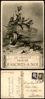 CARTOLINE - MILITARI - MVSN - Serie Fauno - "Le Origini Eroiche" - Illustartore Pisani - N1 - Viaggiata 10.1.39 (30) - Zonder Classificatie