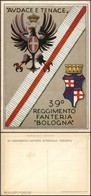 CARTOLINE - MILITARI - 39° Reggimento Fanteria Divisionale "Bologna" - Illustratore Paschetto (25/60) - Ohne Zuordnung