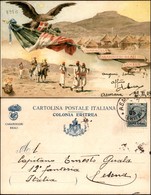 CARTOLINE - MILITARI - Compagnia Carabinieri Reali Asmara  Viaggiata 1905 - Non Classés