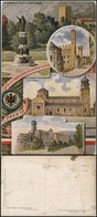 CARTOLINE - MILITARI - Trento Italiana - 4 Vedute - Nuova - Ohne Zuordnung