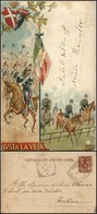 CARTOLINE - MILITARI - Lancieri Aosta - Viaggiata 11.11.1903 - Zonder Classificatie