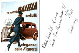 CARTOLINE - PUBBLICITARIE - FIAT - La Nuova Balilla - Volantino Pubblicitario - Al Retro Scritte Le Condizioni Di Vendit - Ohne Zuordnung