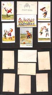 CARTOLINE - SPORT - Foot-ball 1° Serie - 6 Cartoline In Custodia Originale - Illustratore Faroppa - Edizione Off.graf.A. - Autres & Non Classés