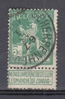 110 Gestempeld SCHERPENHEUVEL - MONTAIGU - COBA 8 Euro - 1912 Pellens