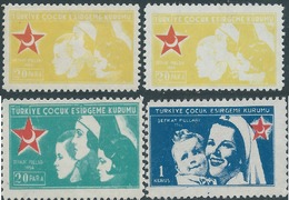 Turchia Turkey 1954 Red Cross Stamps For Charity And Relief -  Not Used - Timbres De Bienfaisance
