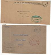 2 LETTRES AVIATION RAF ARMY POST OFFICE INTER ALLIED AERONAUTICAL COMMISSION OF CONTROL BERLIN COLOGNE Deutschland - Postmark Collection