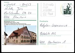 77633) BRD - P 139 - T10/150 - OO Gestempelt - 6101 Bickenbach, Kolbsches Haus - Postales Ilustrados - Usados