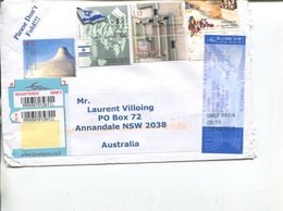 (876)  Israel To Austrlaia Registered Cover - - Cartas & Documentos