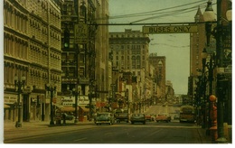 U.S.A. - ROCHESTER - NEW YORK - MAIN STREET - PUB. BY MARKS & FULLER - 1950s/60s (BG1366) - Rochester