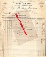 36- CHATEAUROUX- RARE FACTURE D. BELLOY- J. AMIRAULT- EPICERIE DROGUERIE SALAISONS SEL-21 RUE DIDEROT-1895 - 1800 – 1899