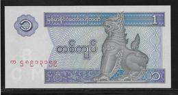 Myanmar - 1 Kyat - Pick N°69 - NEUF - Myanmar