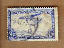 Congo Belge.(COB-OBP) 1934 - N°PA11   *TPAYSAGE, SURVOLE PAR UN AVION *    4,50F - Oblitéré - Used Stamps