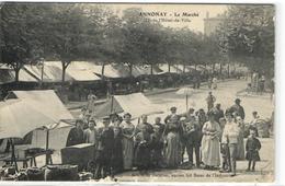 1 Cpa Annonay - Le Marché - Annonay