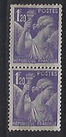 France 1944 Iris (*) MNG Yvert 651 - 1939-44 Iris