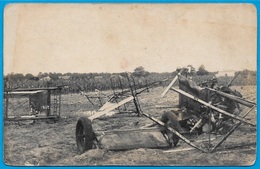 CPA CARTE-PHOTO Accident D'Avion * Aviation - Unfälle