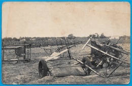 CPA CARTE-PHOTO Accident D'Avion * Aviation - Accidents