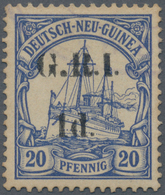 Deutsch-Neuguinea - Britische Besetzung: 1914: AUFDRUCKFEHLER 1d. Statt 2 D. Auf 20 Pf. Violettultra - Deutsch-Neuguinea
