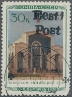 Dt. Besetzung II WK - Estland - Elwa: 1941, 30 K Landwirtschafts-Ausstellung "Armenische SSR" Mit Au - Occupazione 1938 – 45