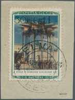 Dt. Besetzung II WK - Estland - Elwa: 1941, 30 K Landwirtschafts-Ausstellung "Usbekische SSR" Mit Au - Occupation 1938-45