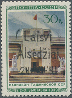 Dt. Besetzung II WK - Litauen - Alsedschen (Alsedziai): 1941, 30 K Landwirtschafts-Ausstellung "Tads - Besetzungen 1938-45