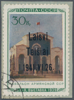 Dt. Besetzung II WK - Litauen - Telschen (Telsiai): 1941, 30 K Landwirtschafts-Ausstellung "Armenisc - Occupazione 1938 – 45