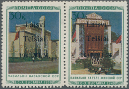 Dt. Besetzung II WK - Litauen - Telschen (Telsiai): 1941, Landwirtschafts-Ausstellung: 30 K "Kasachi - Occupazione 1938 – 45