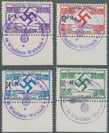 Dt. Besetzung II WK - Ukraine - Nordukraine: 1944, Wladimir-Wolynsk: 6 + 9 Pf Bis 60 + 90 Pf, Komple - Occupation 1938-45