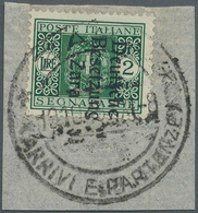 Dt. Besetzung II WK - Zara - Portomarken: 1943, 2 Lire Dunkelgrün, Wasserzeichen X (rechtsliegend), - Occupation 1938-45