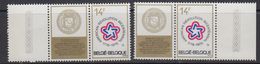 Belgium 1976 American Revolution 2x1v + Label  ** Mnh (41308B) - Nuevos